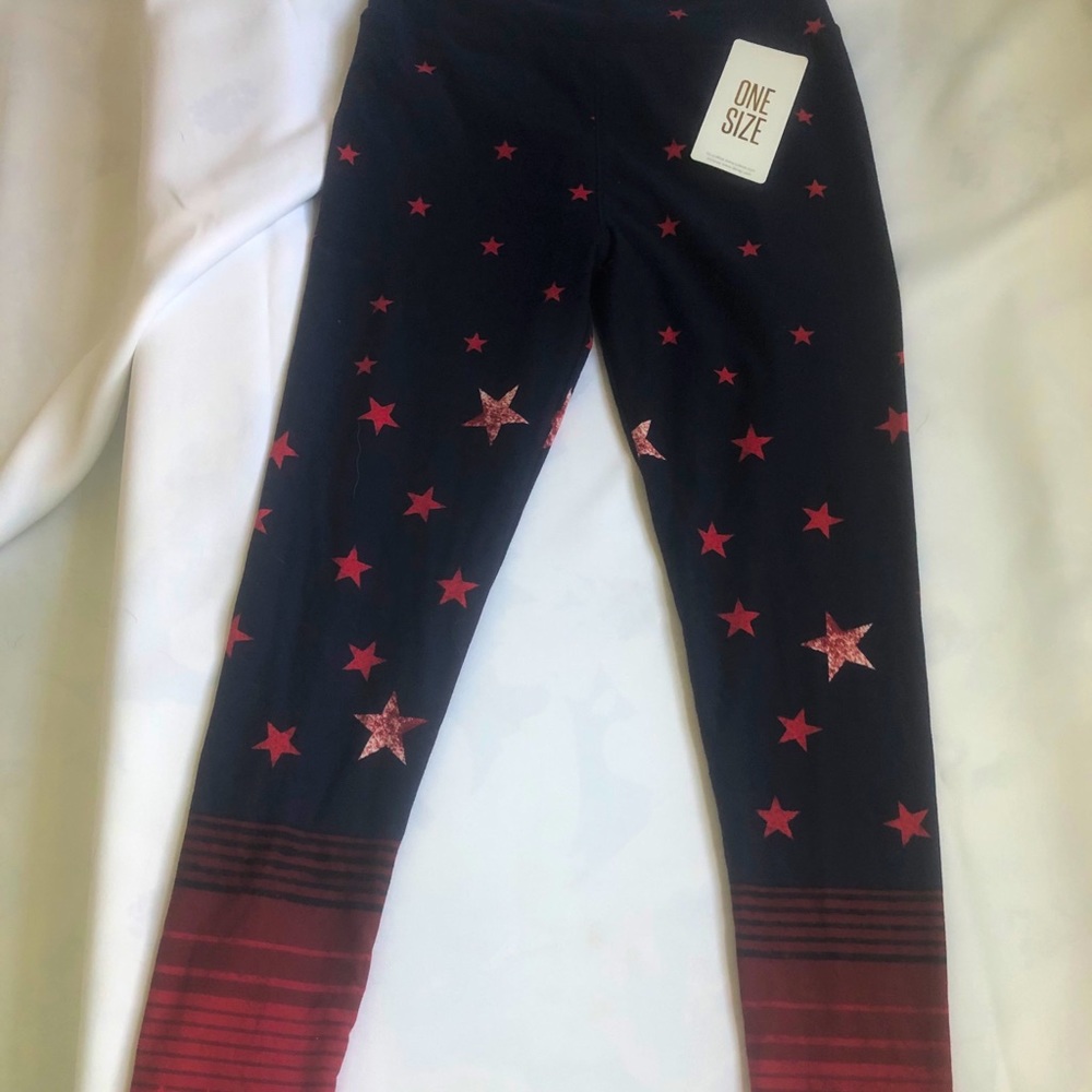 Lularoe OS 4th of July Leggings